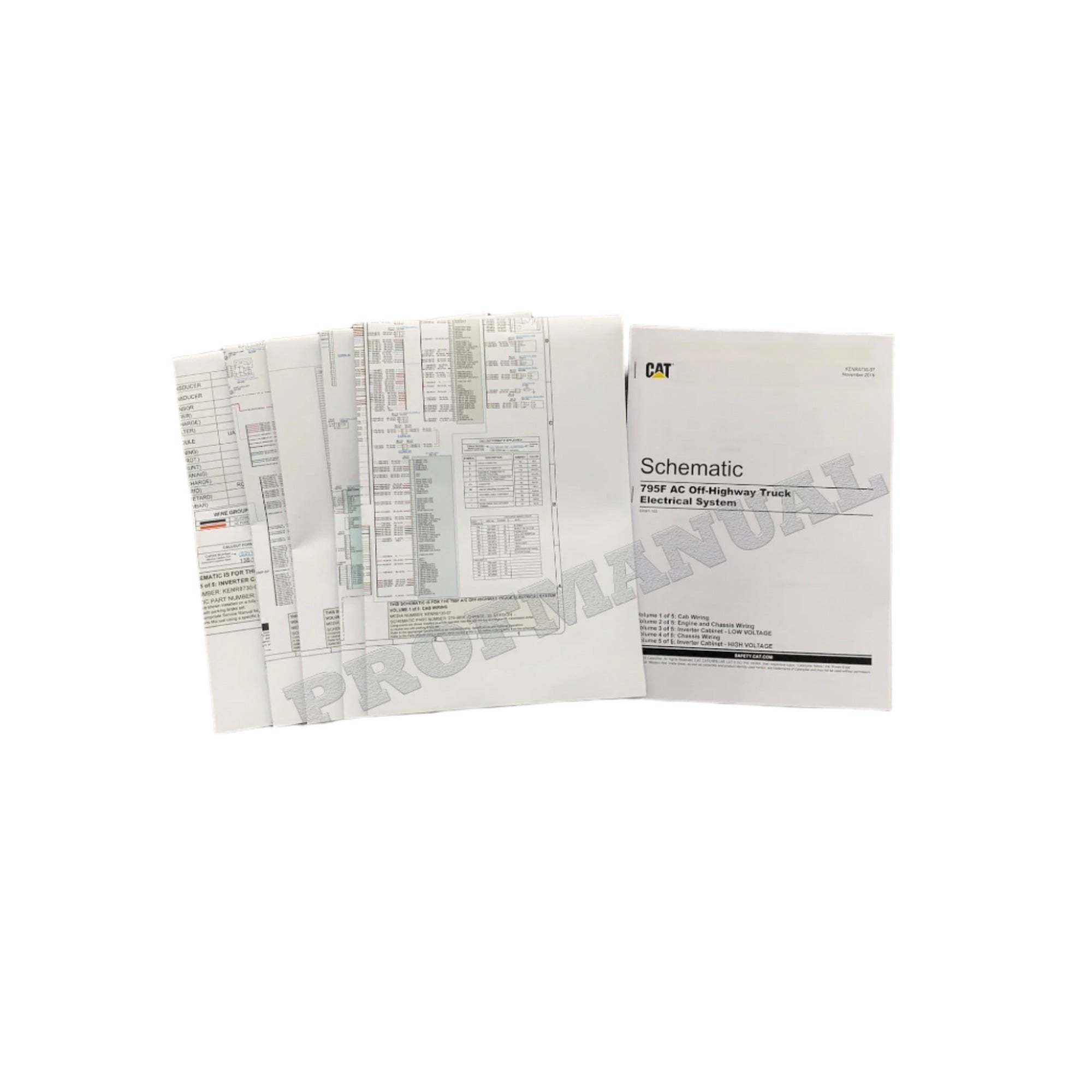 Caterpillar 795F AC Truck Full Service Manual *Send serial number