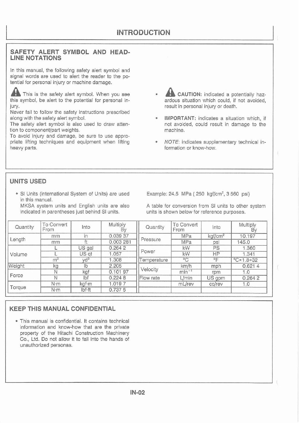 Hitachi LX70-2 LX80-2 Wheel Loader Service Manual