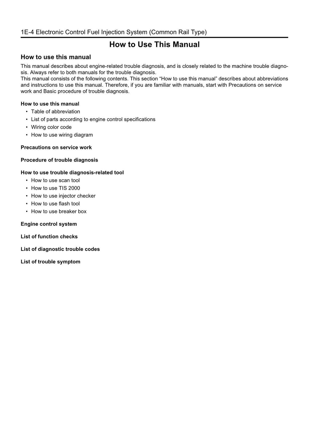 Hitachi 4HK1 6HK1 Wheel Loader Engine Manual SN For countries under EAR control