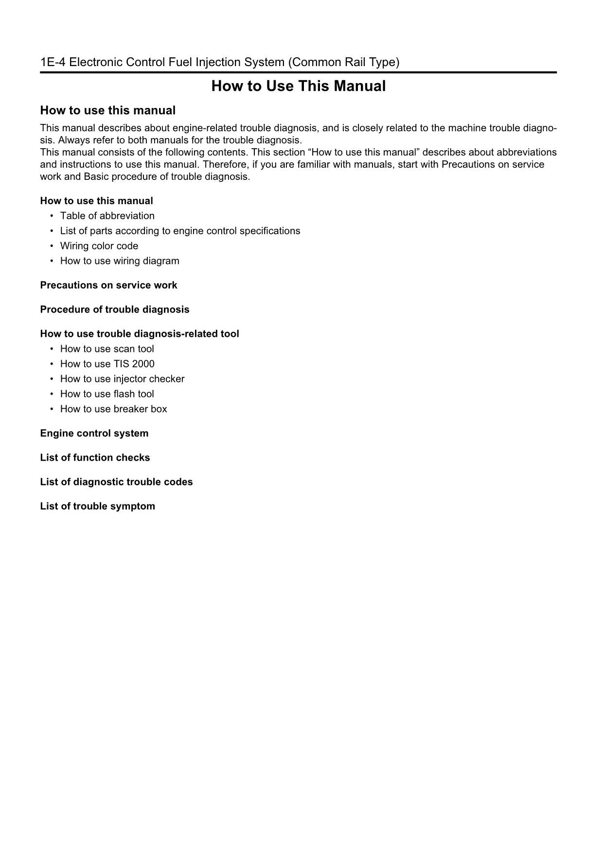 Hitachi 4HK1 6HK1 Wheel Loader Engine Manual SN For countries under EAR control