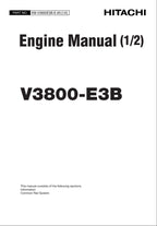 Hitachi V3800-E3B Wheel Loader Engine Manual