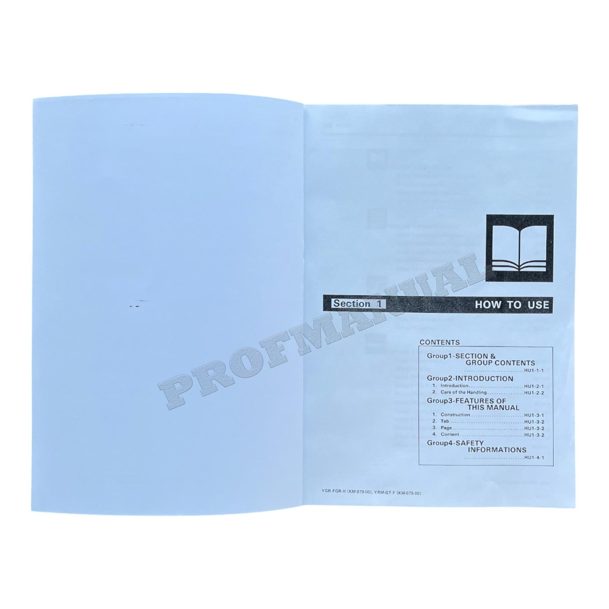 HITACHI UH123 Excavator Repair Service Manual Cuba spec