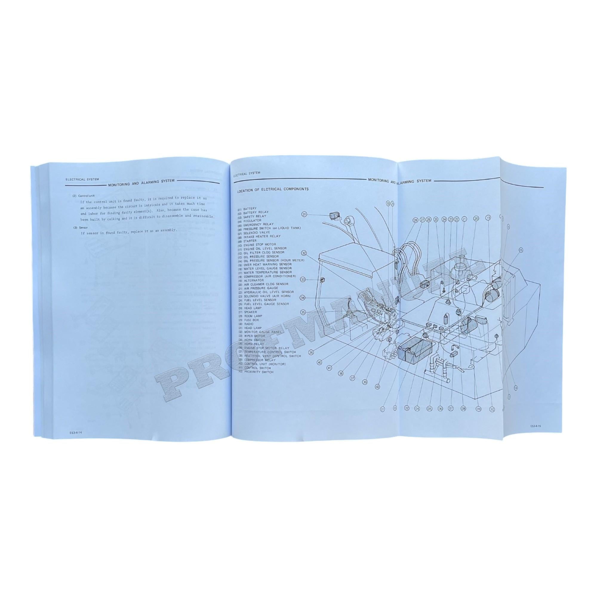 HITACHI UH123 Excavator Repair Service Manual Cuba spec
