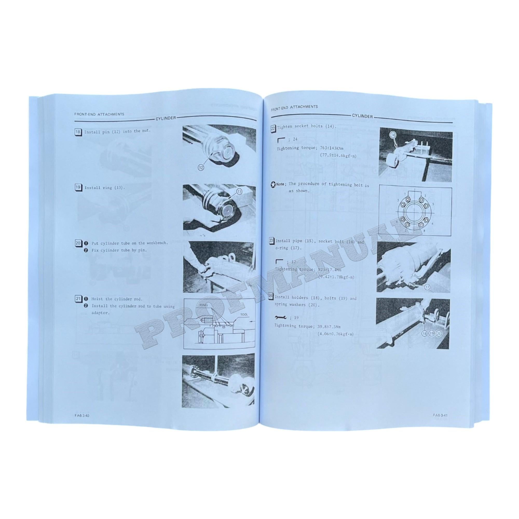 HITACHI UH123 Excavator Repair Service Manual Cuba spec