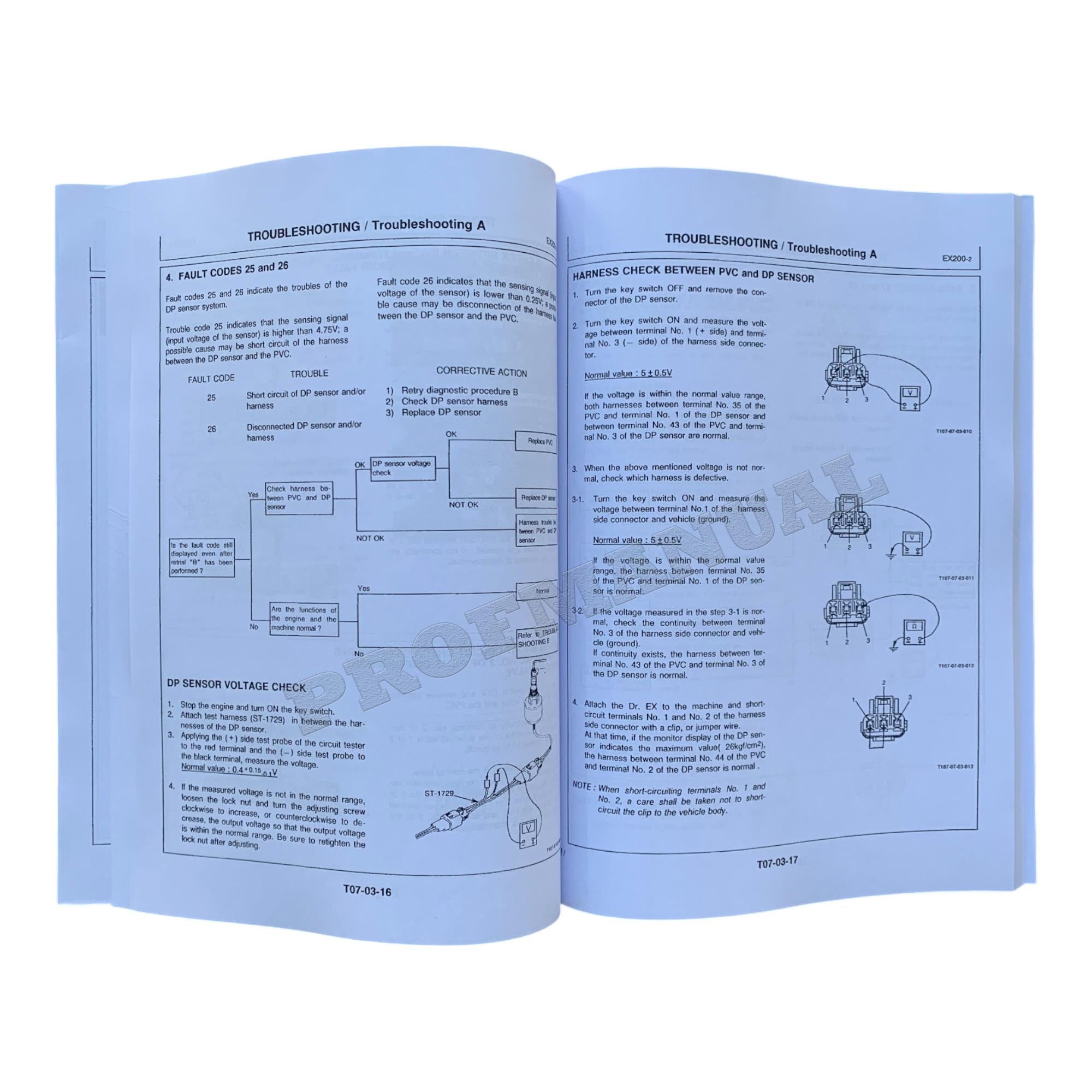 MANUAL DE SERVICIO DE LA EXCAVADORA HITACHI EX200-2 EX200LC-2
