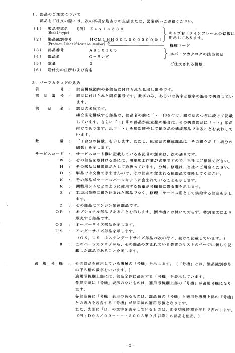 Hitachi ZAXIS 330 330LC 350 350H 350K 350LCH 350LCK 370 370MTH excavator parts catalog manual