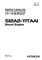 HITACHI S12A2-Y1TAA1 ENGINE PARTS CATALOG MANUAL