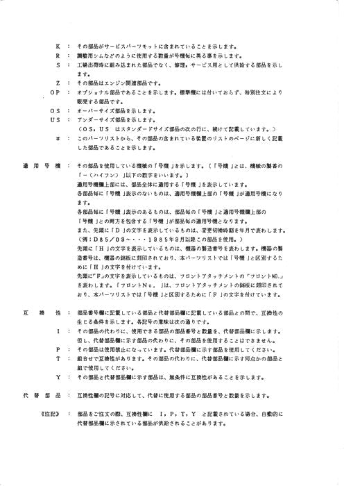 Hitachi UH261 UH23 excavator parts catalog manual