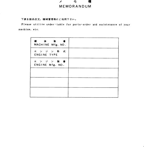 Hitachi ZAXIS 30 ZAXIS 35 excavator parts catalog manual