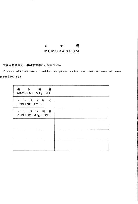 Hitachi ZAXIS 40 ZAXIS 50 excavator parts catalog manual