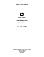 Hitachi ZAXIS 370F-3 excavator parts catalog manual
