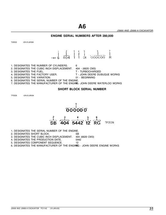 Hitachi ZAXIS 370F-3 excavator parts catalog manual