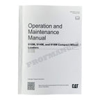 Manual de mantenimiento del operador de la cargadora de ruedas compacta Caterpillar 910M, 914M y 918M