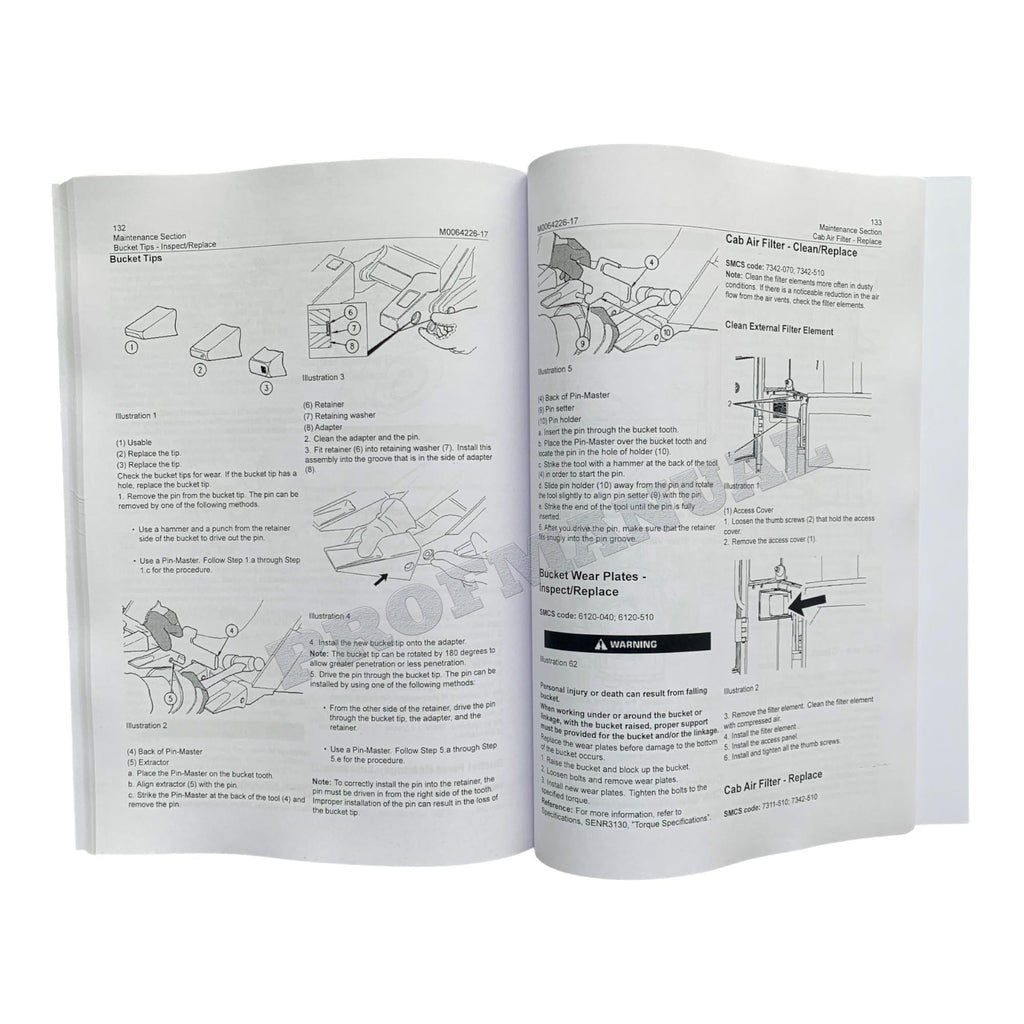 Manual de mantenimiento del operador de la cargadora de ruedas compacta Caterpillar 910M, 914M y 918M