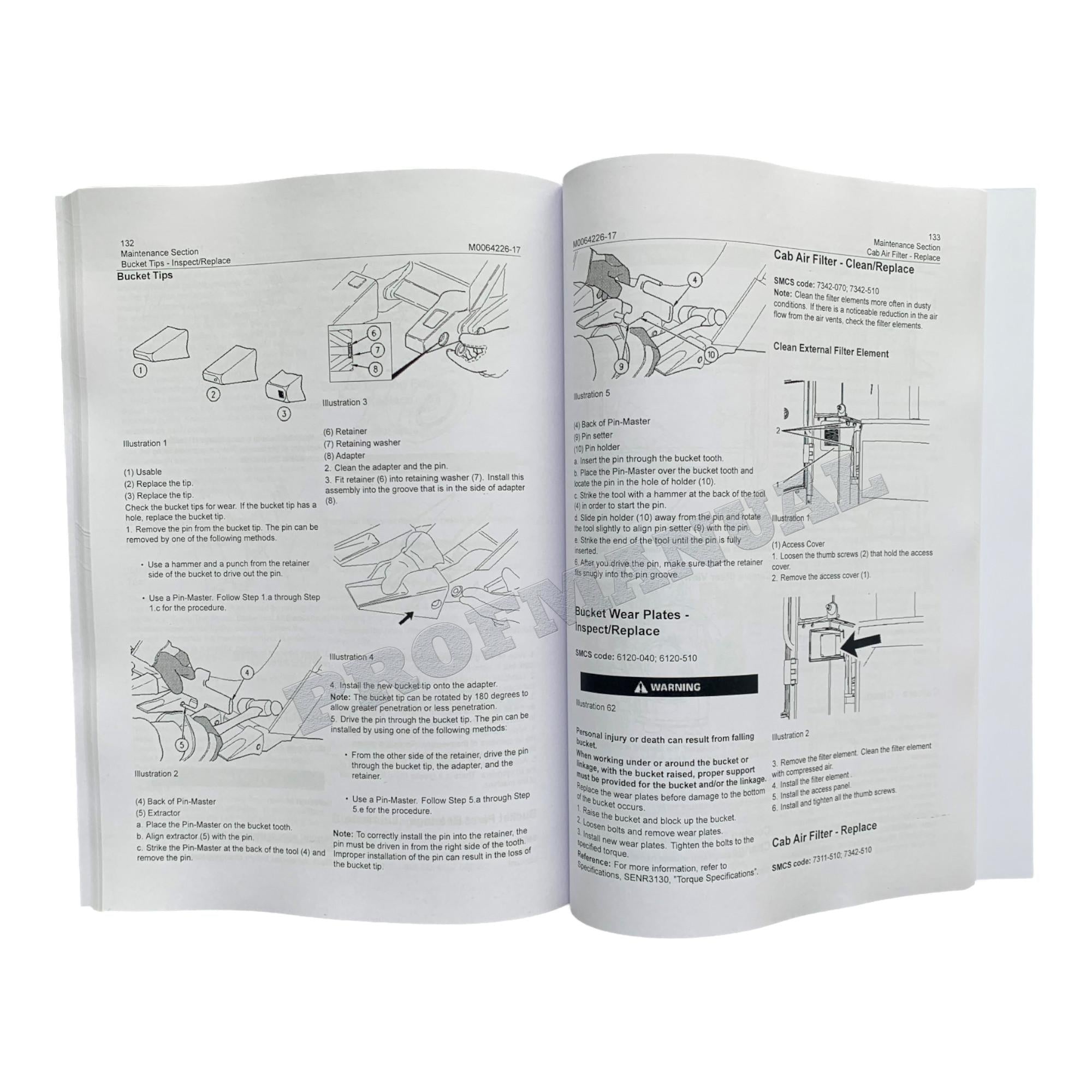 Manual de mantenimiento del operador de la cargadora de ruedas compacta Caterpillar 910M, 914M y 918M