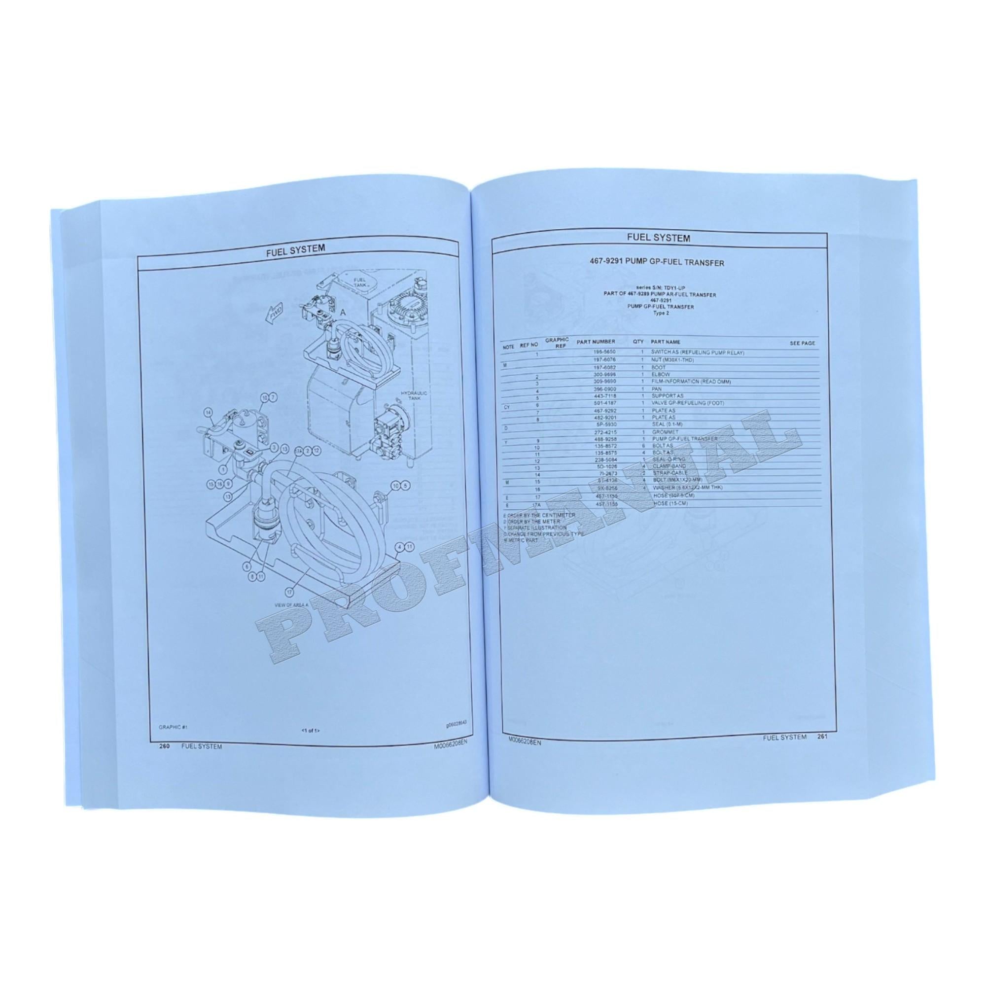 Caterpillar Cat 315F L Excavator Parts Catalog Manual
