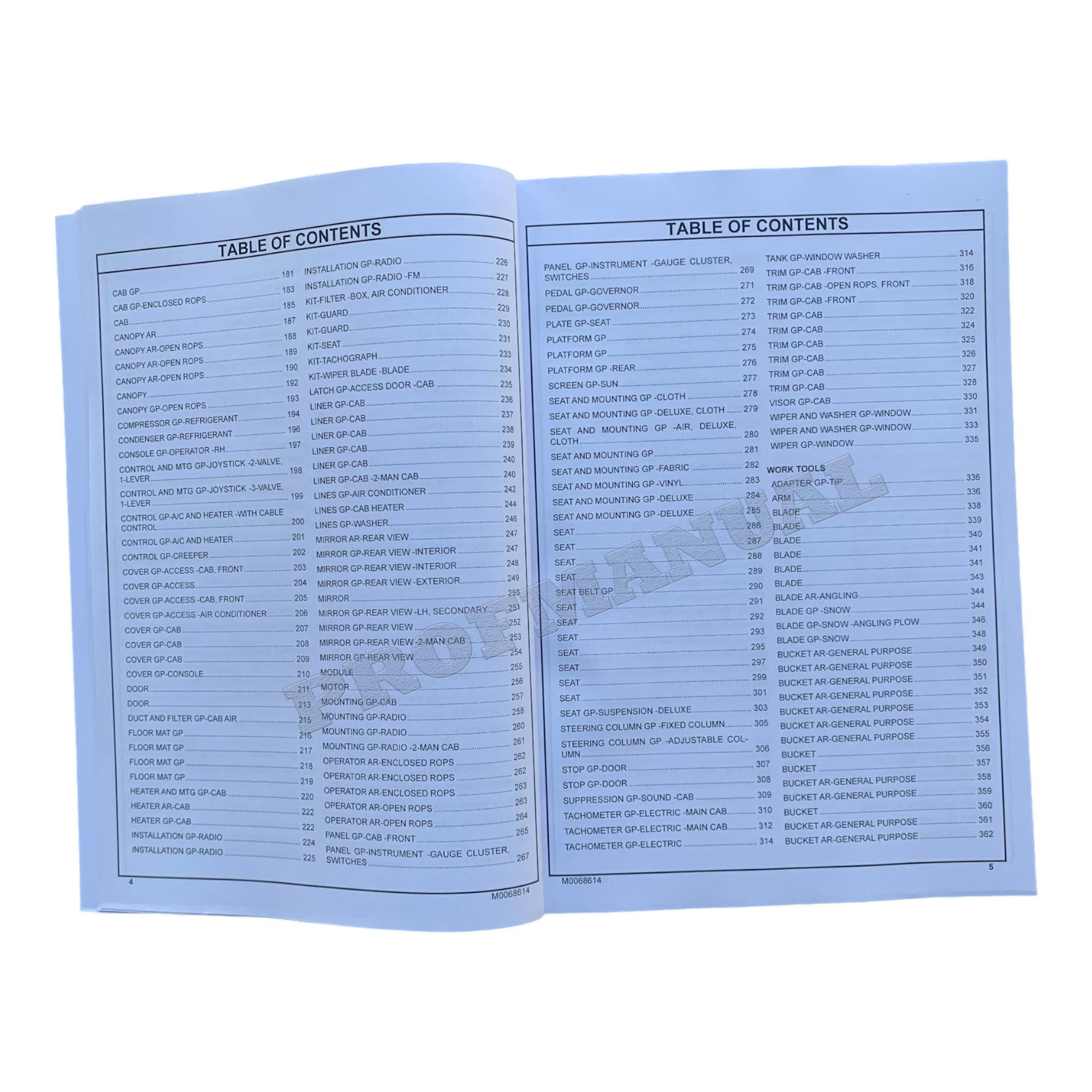 Caterpillar Cat 910M Compact Wheel Loader Parts Catalog Manual M0068614