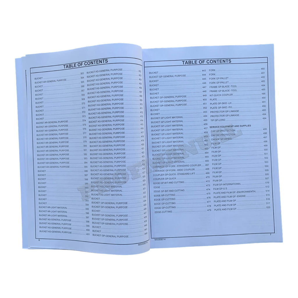 Caterpillar Cat 910M Compact Wheel Loader Parts Catalog Manual M0068614