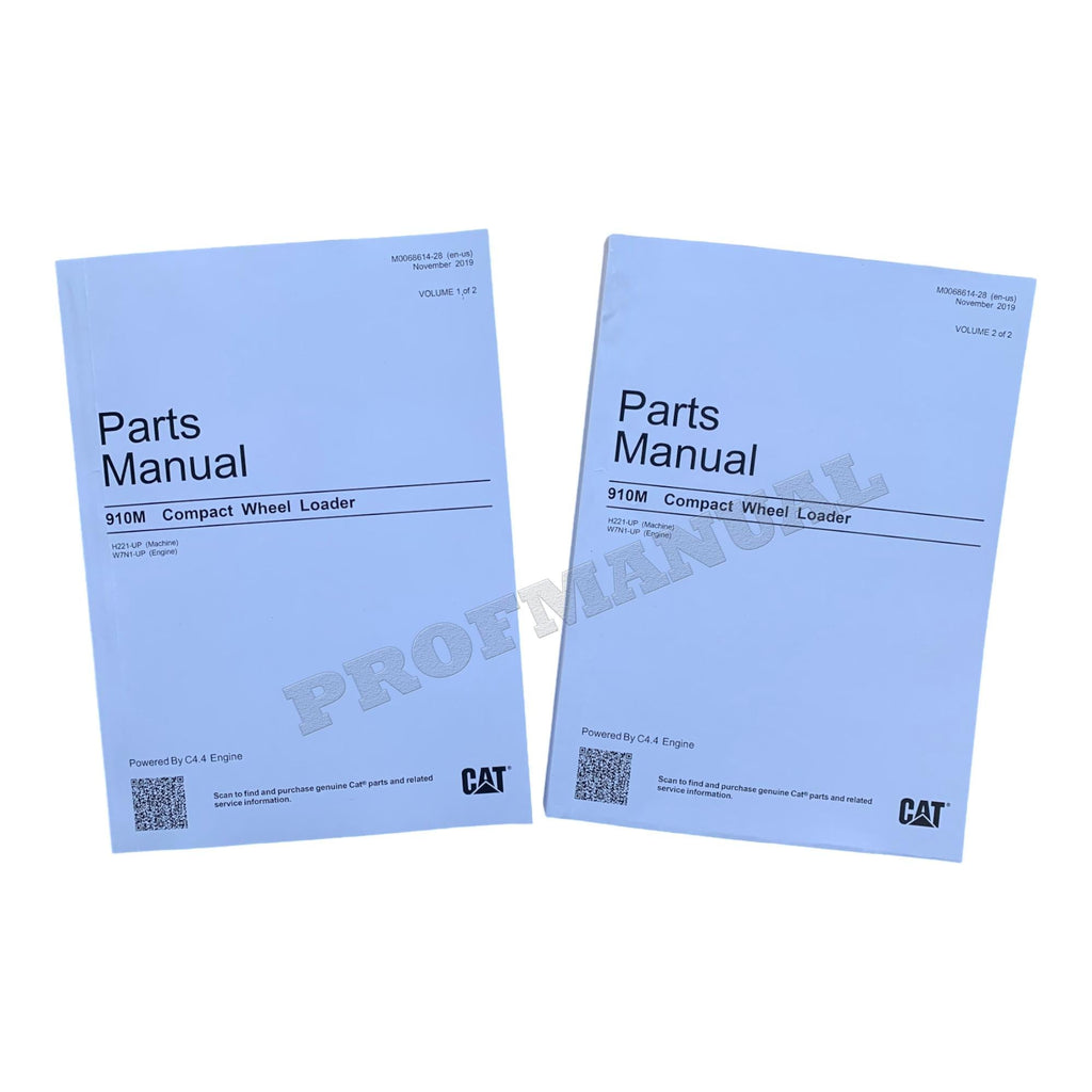 Caterpillar Cat 910M Compact Wheel Loader Parts Catalog Manual M0068614
