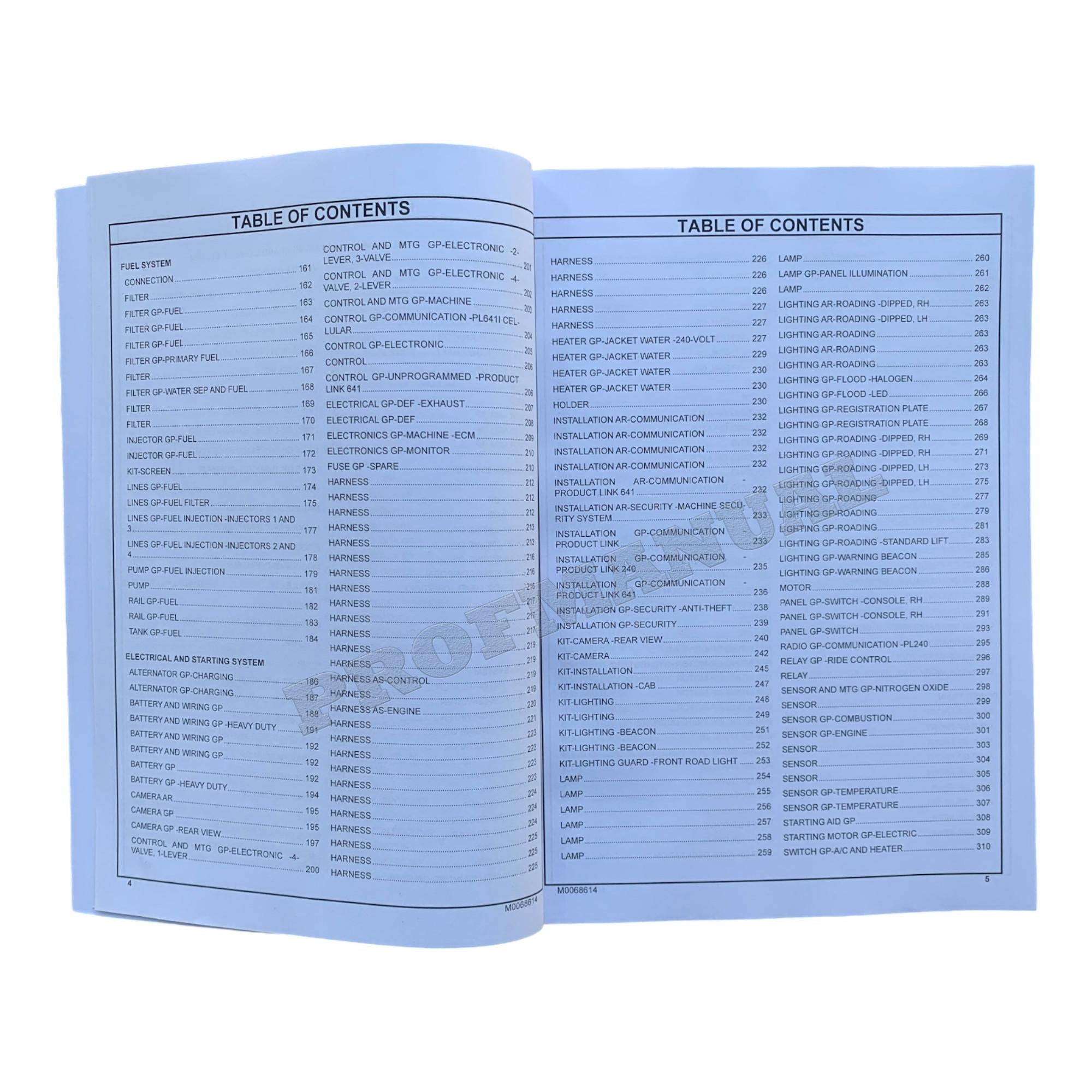 Caterpillar Cat 910M Compact Wheel Loader Parts Catalog Manual M0068614