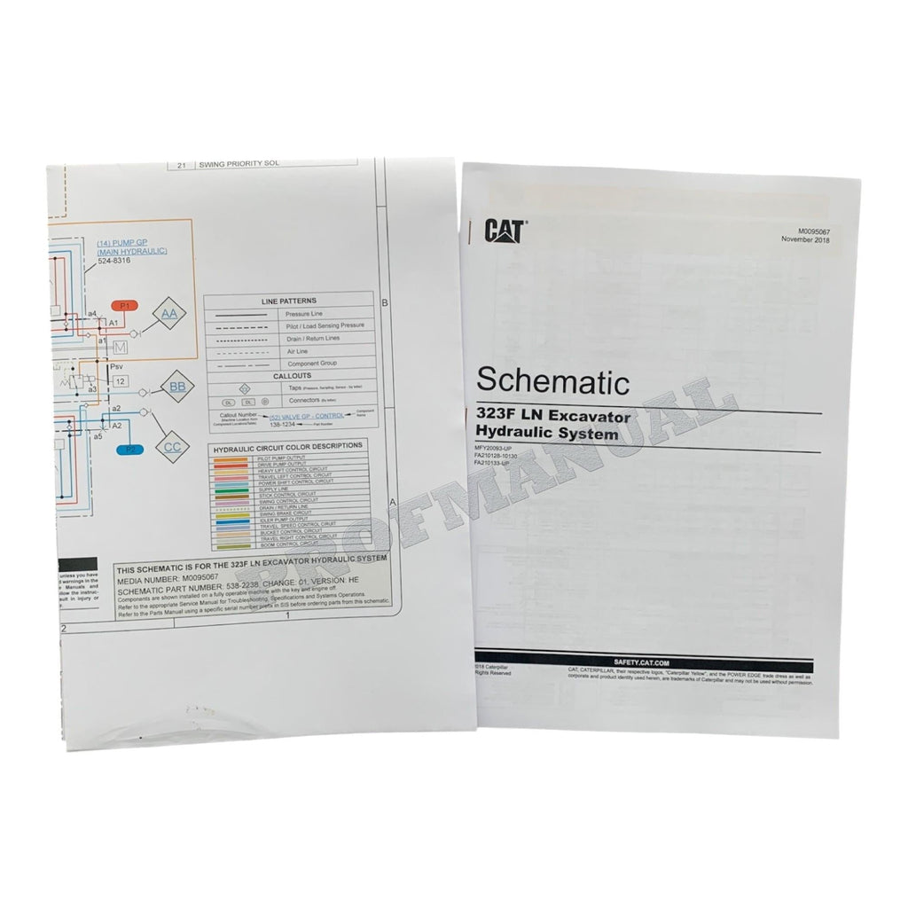 Caterpillar 323F SA EXCAVATOR Full Service Manual SN FA21-UP *Send serial number