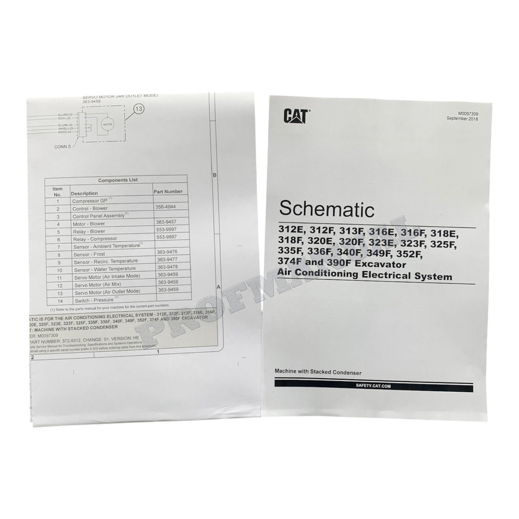 Caterpillar 323F SA EXCAVATOR Full Service Manual SN FA21-UP *Send serial number