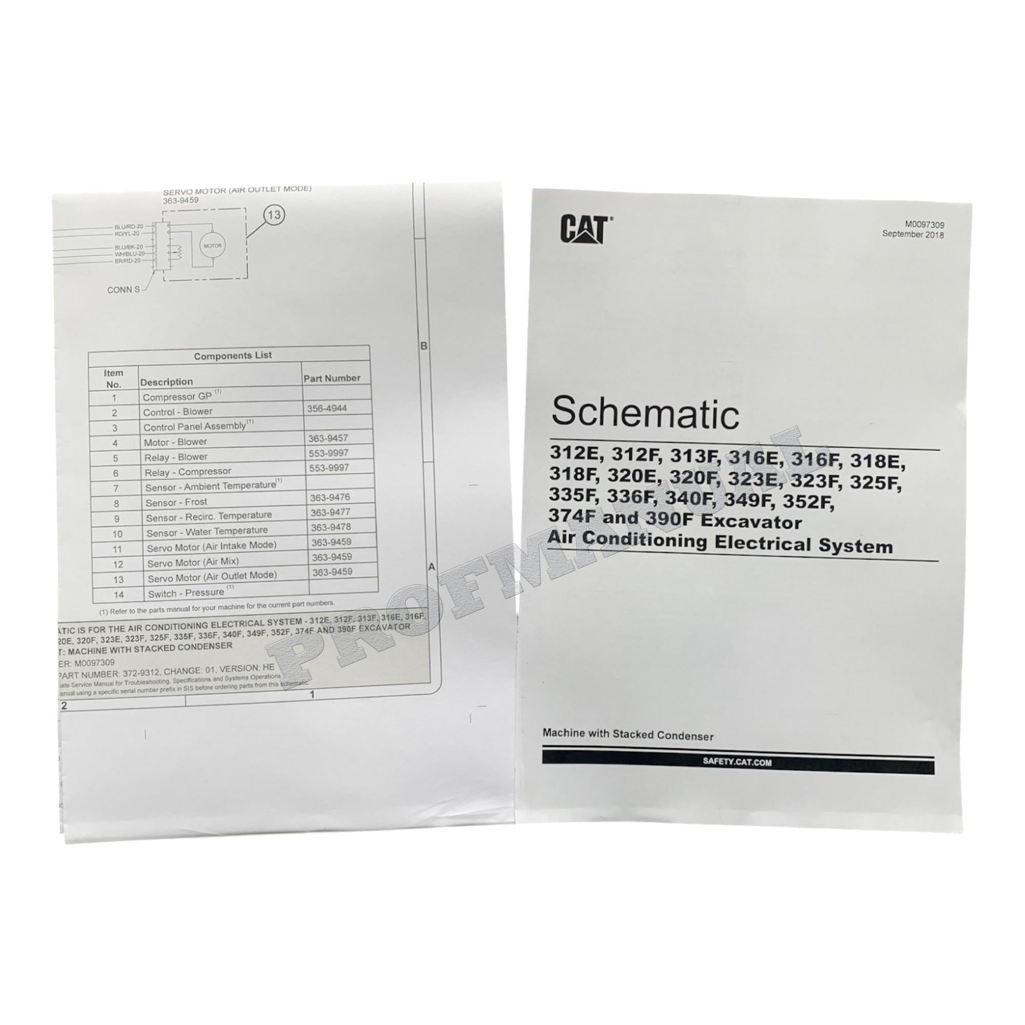 Caterpillar 323F SA EXCAVATOR Full Service Manual SN FA21-UP *Send serial number