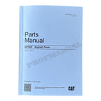 Caterpillar Cat AP355F Asphalt Paver Parts Catalog Manual END1-UP