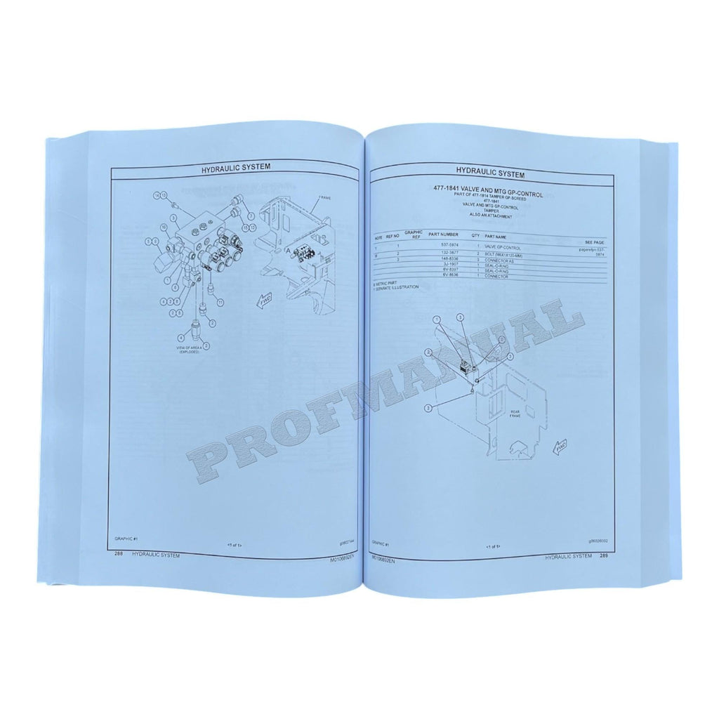 Caterpillar Cat AP355F Asphalt Paver Parts Catalog Manual END1-UP