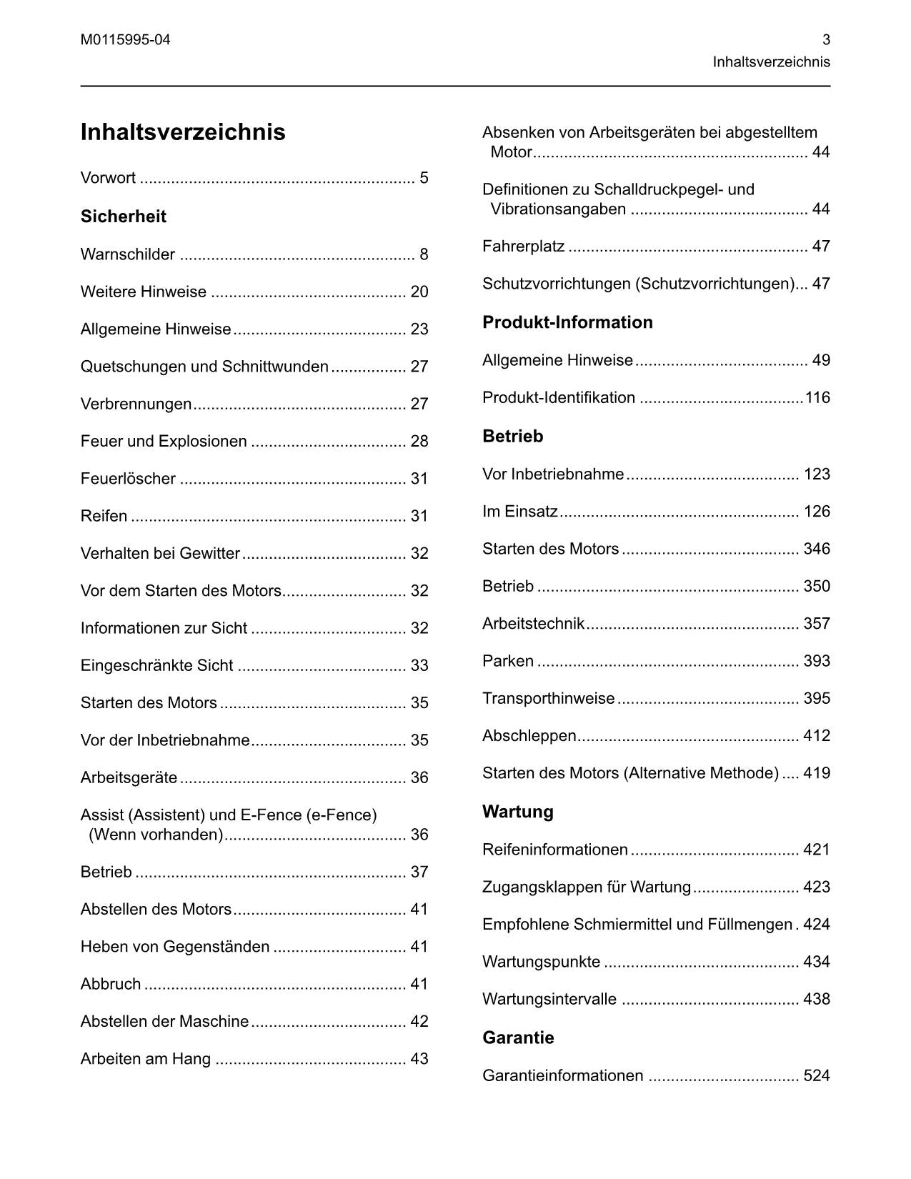 Caterpillar M315 M317 M319 CR Mobilbagger Betriebs- und Wartungshandbuch