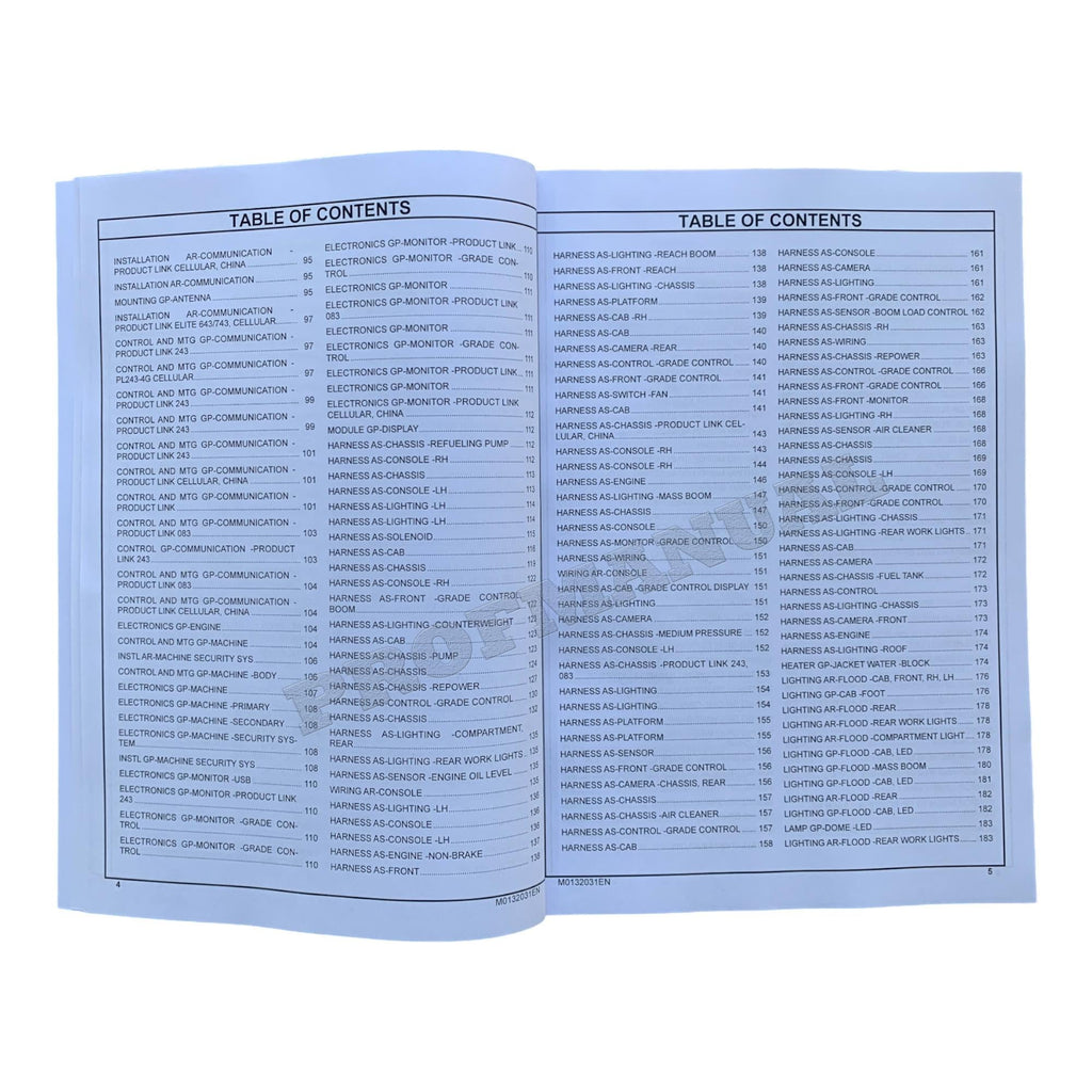 Caterpillar Cat 352 Excavator Parts Catalog Manual ser P4E1-Up HLW1-Up