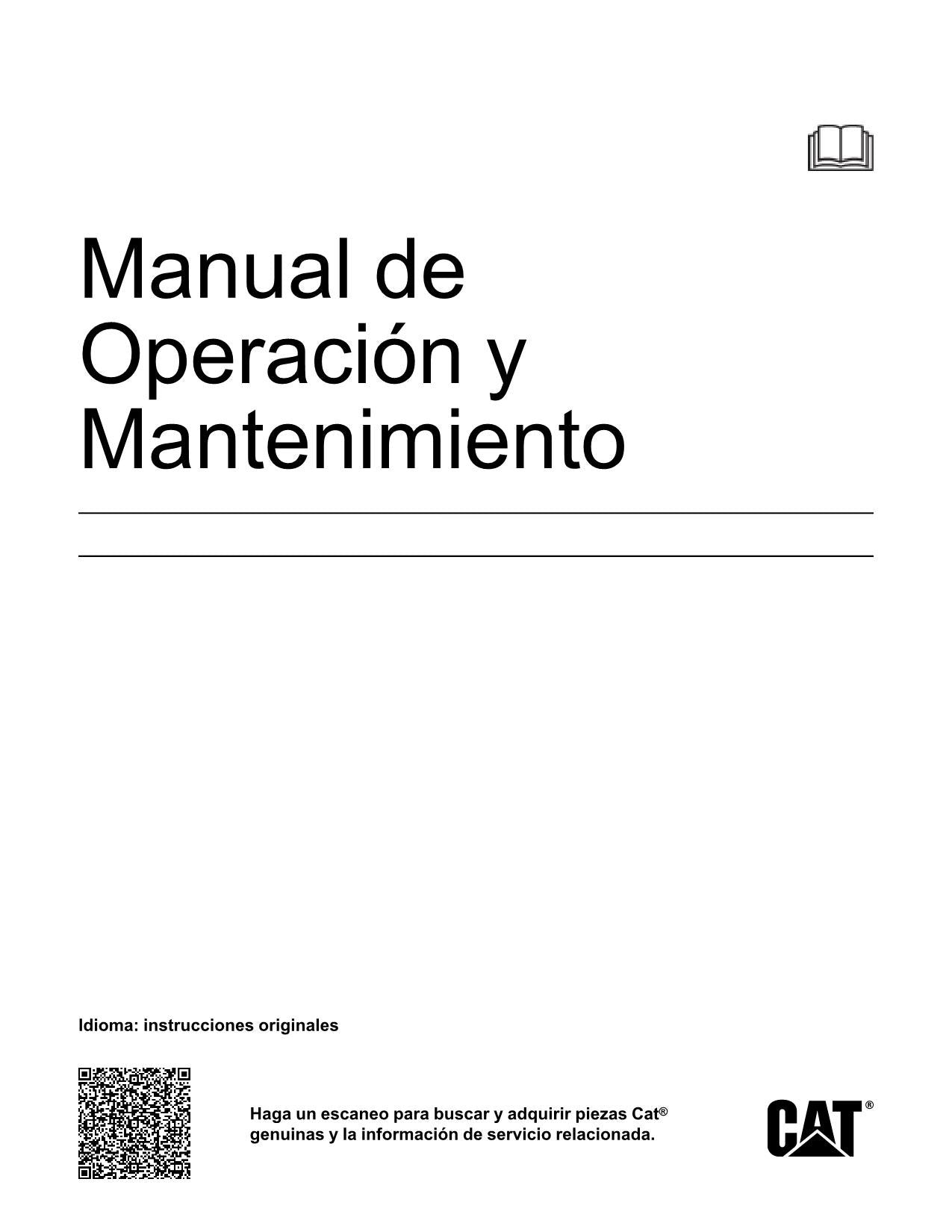 Caterpillar 101T4 Pavimentadora de asfalto Manual de Operación y Mantenimiento