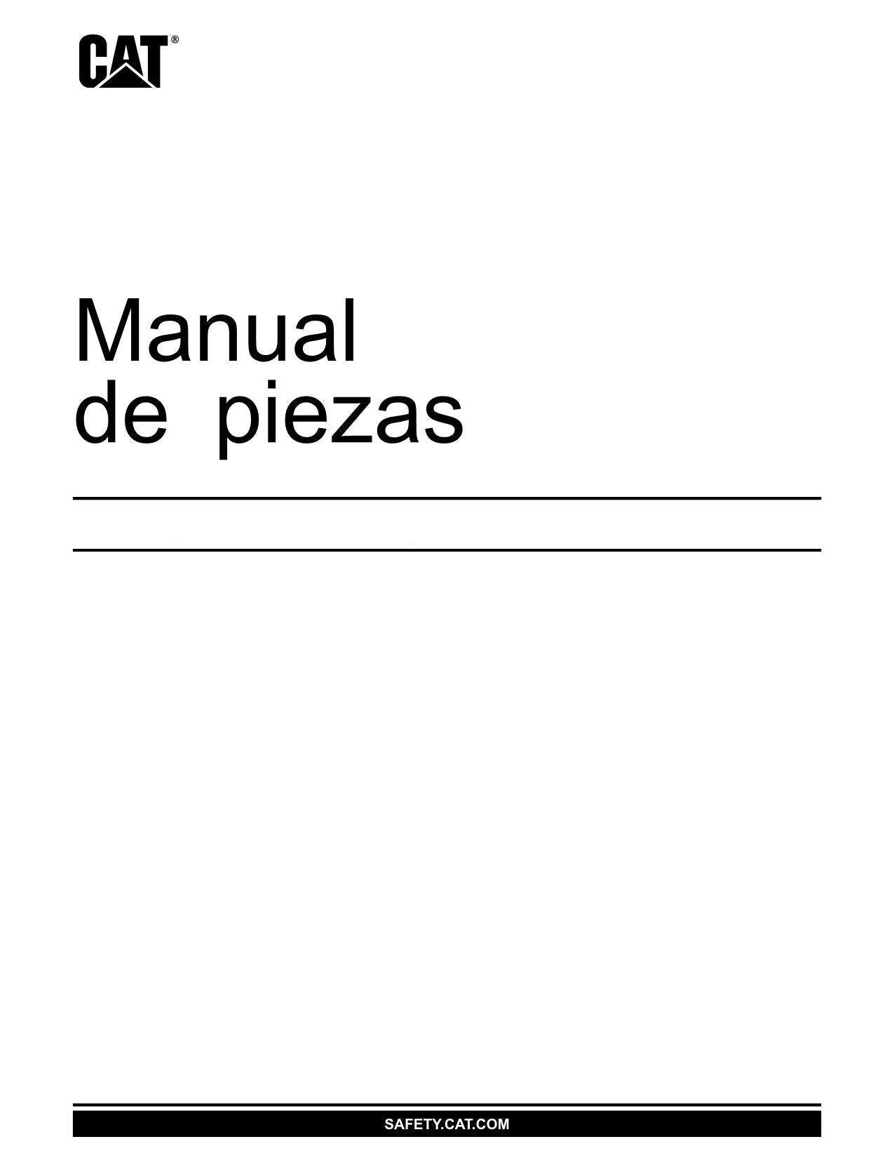 Caterpillar M317F Excavadora Manual de piezas F6P1-UP, W7N1-Up Español
