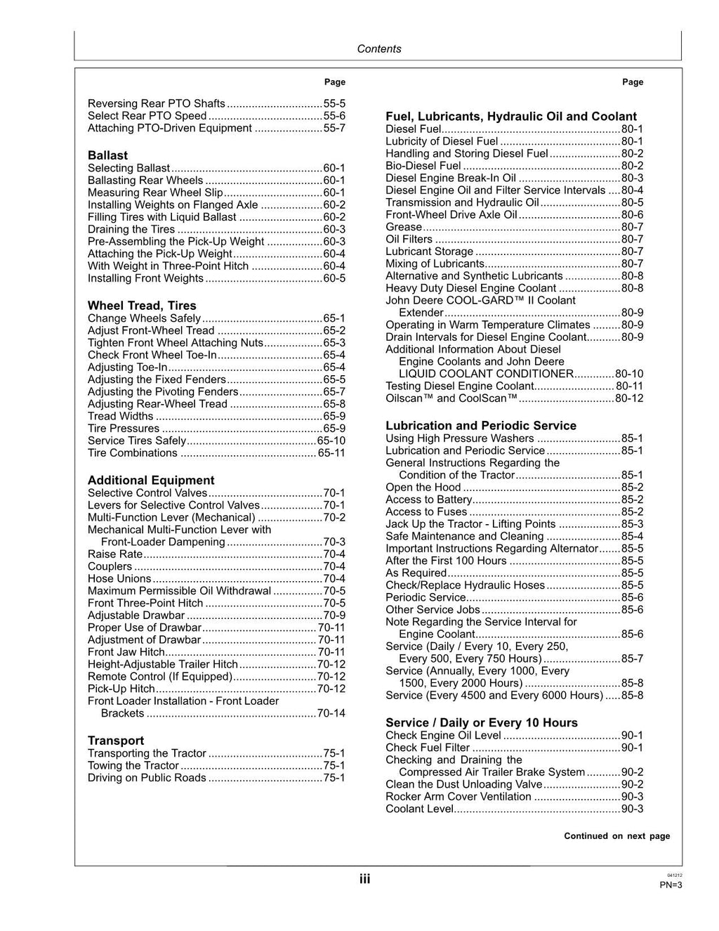 JOHN DEERE 5080R 5090R 5100R 5080RN 5090RN 5100RN TRACTOR OPERATORS MANUAL