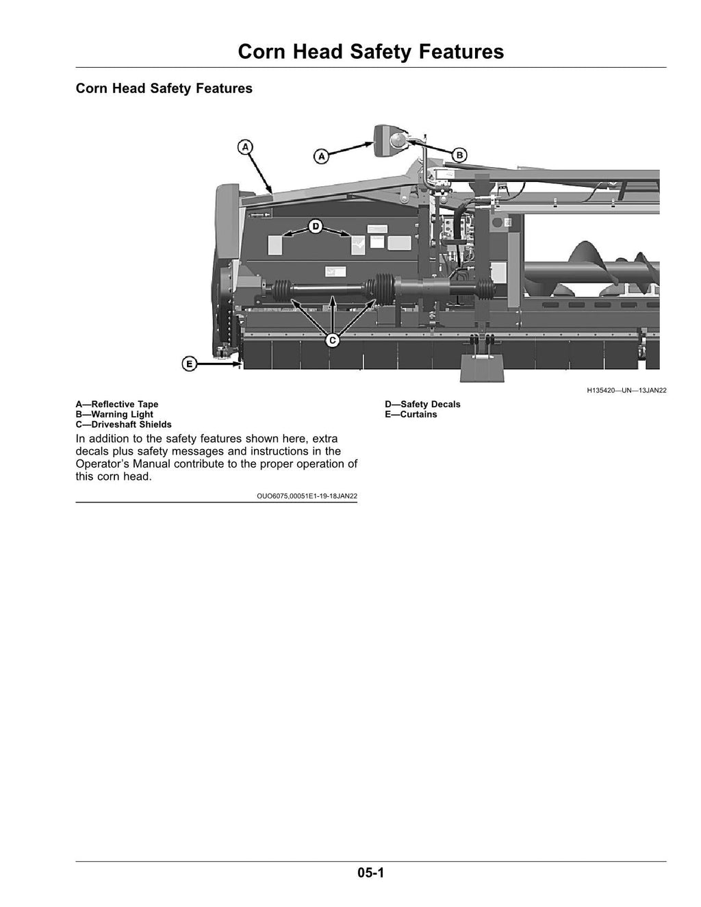 MANUAL DEL OPERADOR DEL CABEZAL DE MAÍZ PLEGABLE JOHN DEERE C8F sn 830001-