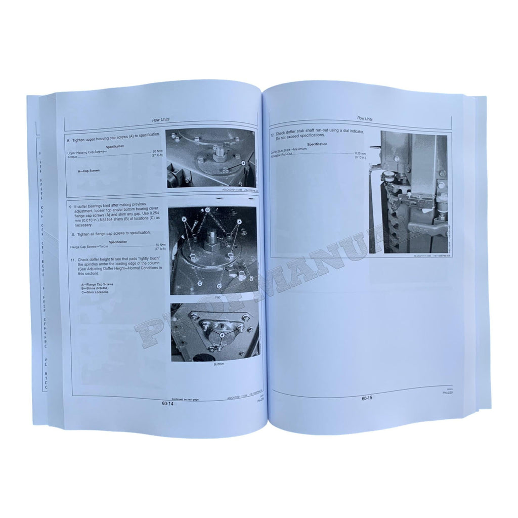 MANUAL DEL OPERADOR DE LA RECOLECTORA DE ALGODÓN JOHN DEERE 9986 SN 014001-016000