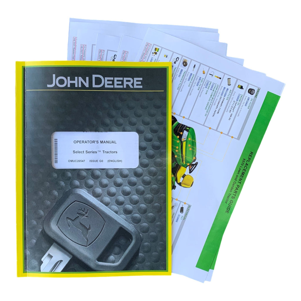 MANUAL DEL OPERADOR DEL TRACTOR JOHN DEERE X570 X580 X584 X590 160001- +!¡BONIFICACIÓN!
