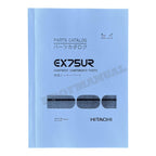 HITACHI EX75UR Equipment Component Excavator Parts Catalog Manual SN 05001-