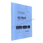 HITACHI EX75UR Equipment Component Excavator Parts Catalog Manual SN 05001-