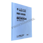 Nissan Deisel BD3004 Industrial Engine Parts Catalog Manual