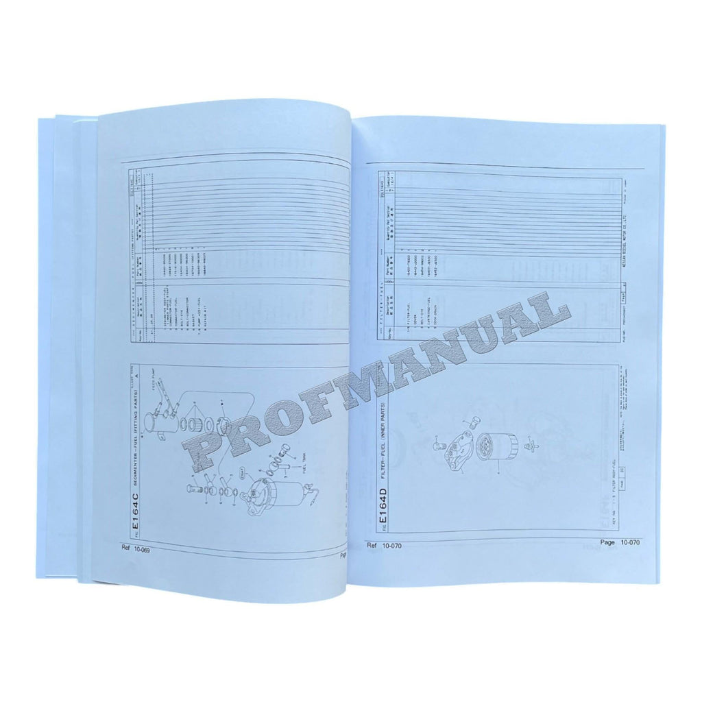 Nissan Deisel BD3004 Industrial Engine Parts Catalog Manual