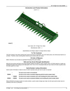 Catálogo de piezas del cabezal de maíz rígido John Deere CR 16 CR16 Manual sn 835001 -