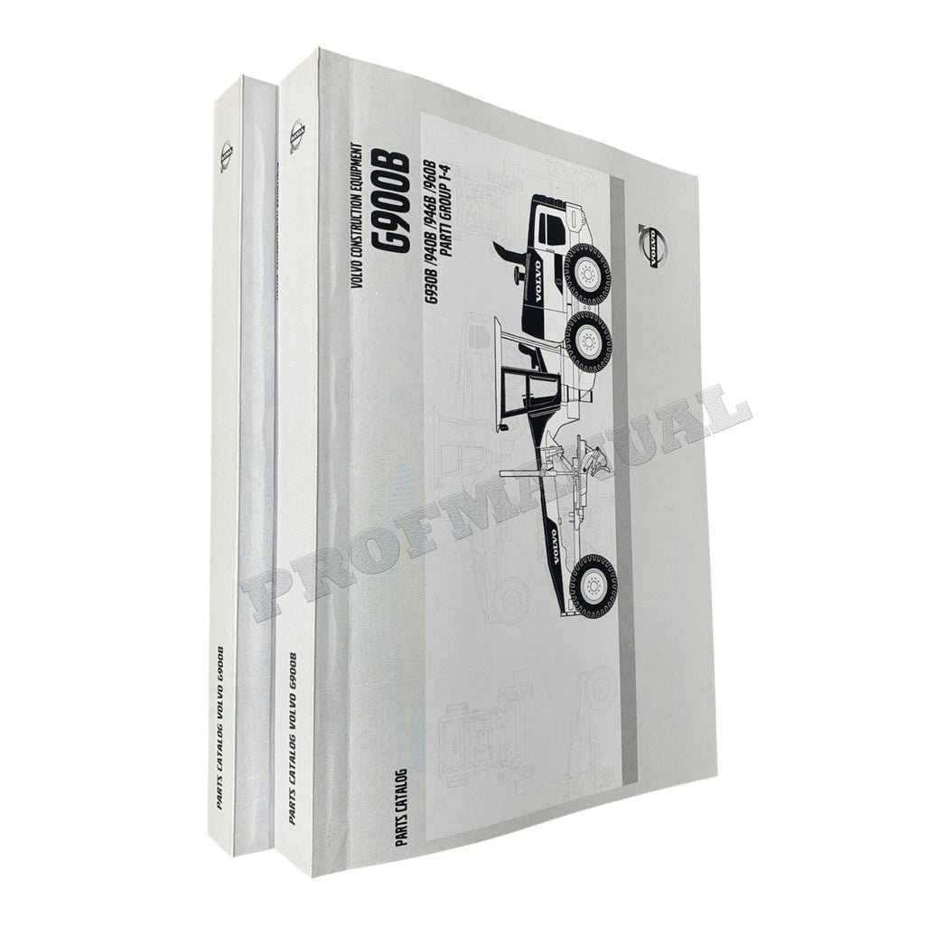 VOLVO G960B MOTOR GRADER Parts Catalog Hard Copy Manual