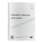 Caterpillar Rotary Ax MR 244 Operators Maintenance Manual