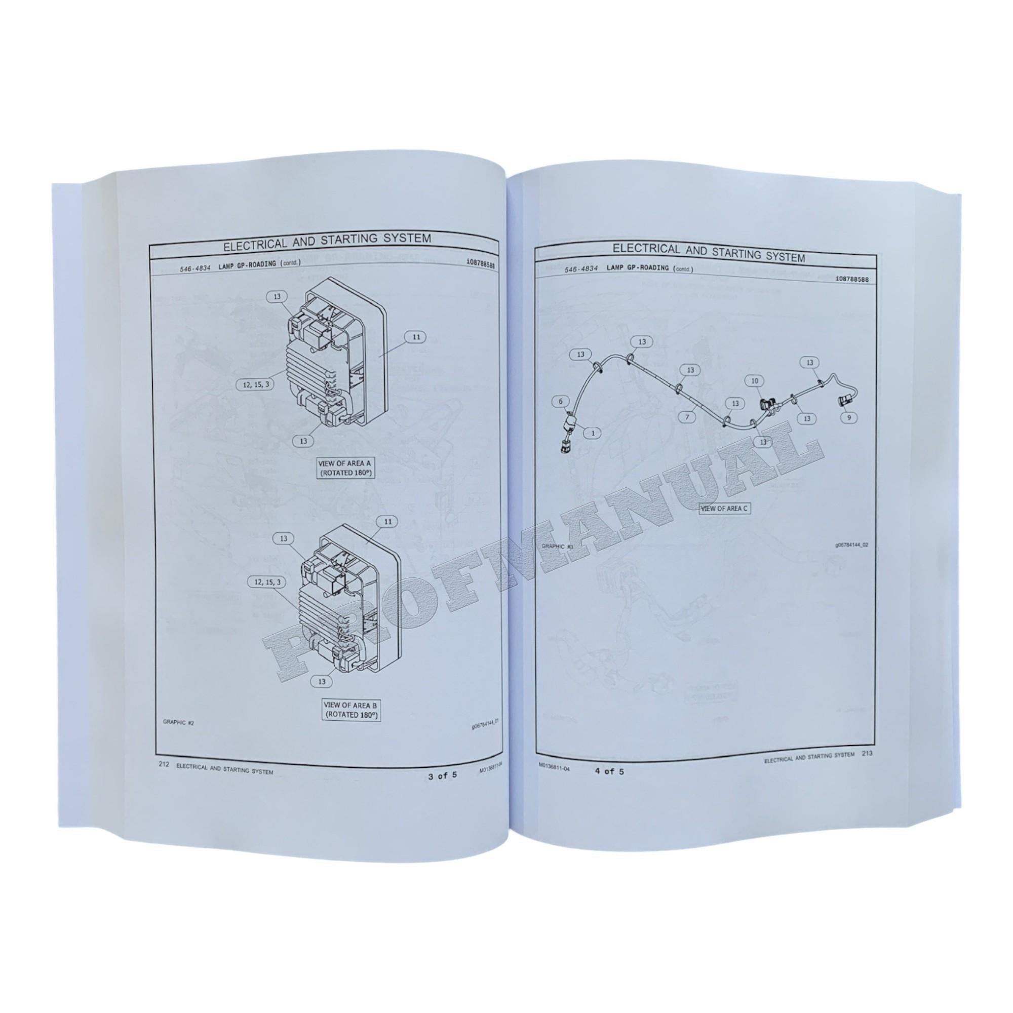 Caterpillar Cat 262D3 Skid Steer Loader Parts Catalog Manual M0136811