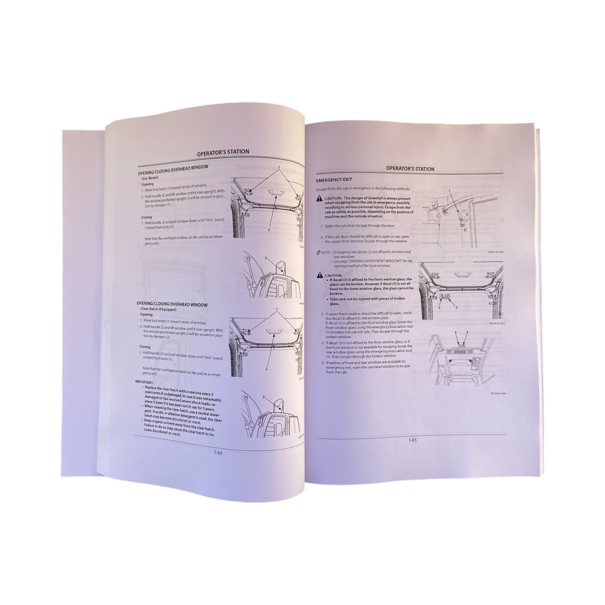 HITACHI ZAXIS ZX 225USLC-3 EXCAVATOR OPERATORS MANUAL