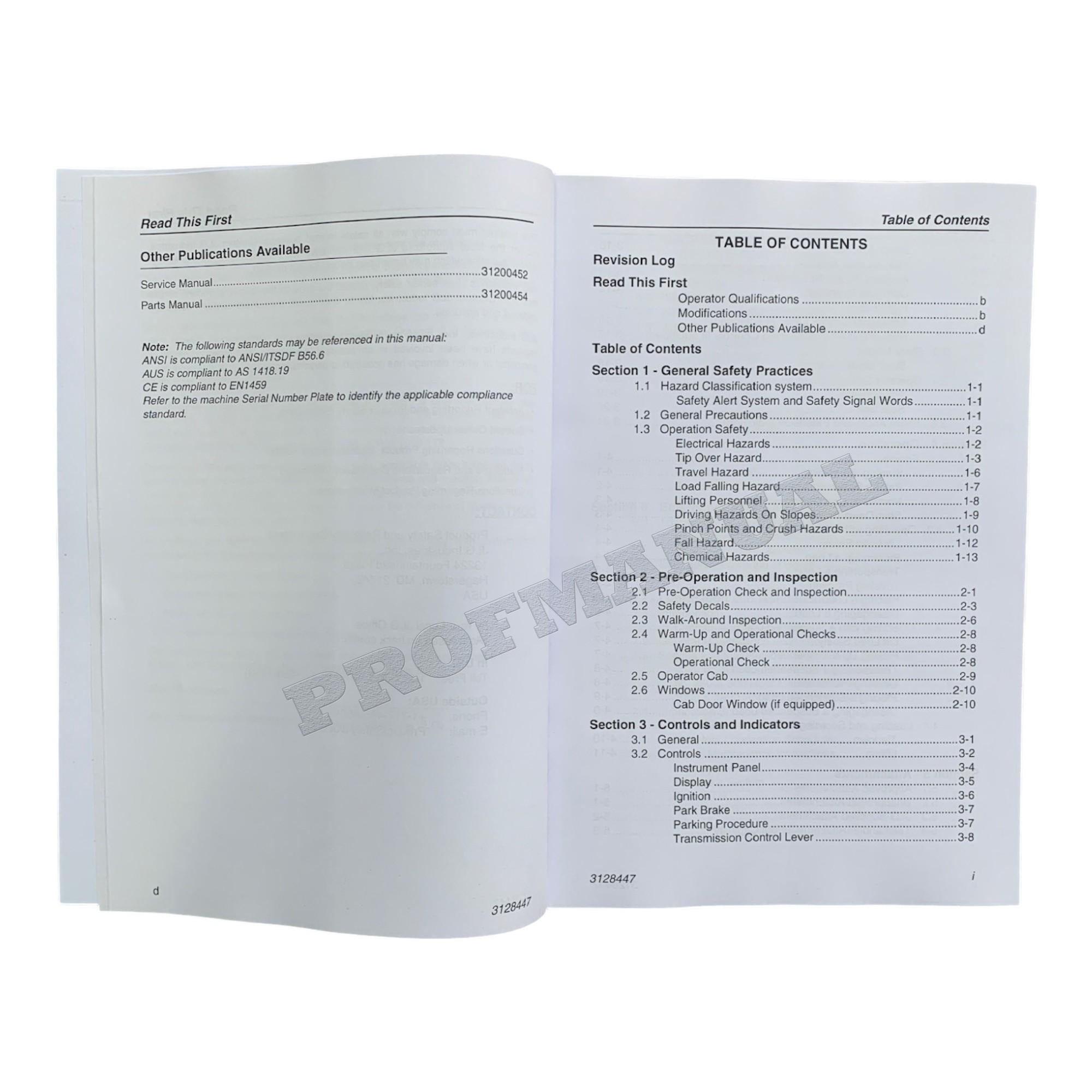 Manual del operador de mantenimiento y operación del manipulador telescópico JLG G10-55A G12-55A AccuPlace