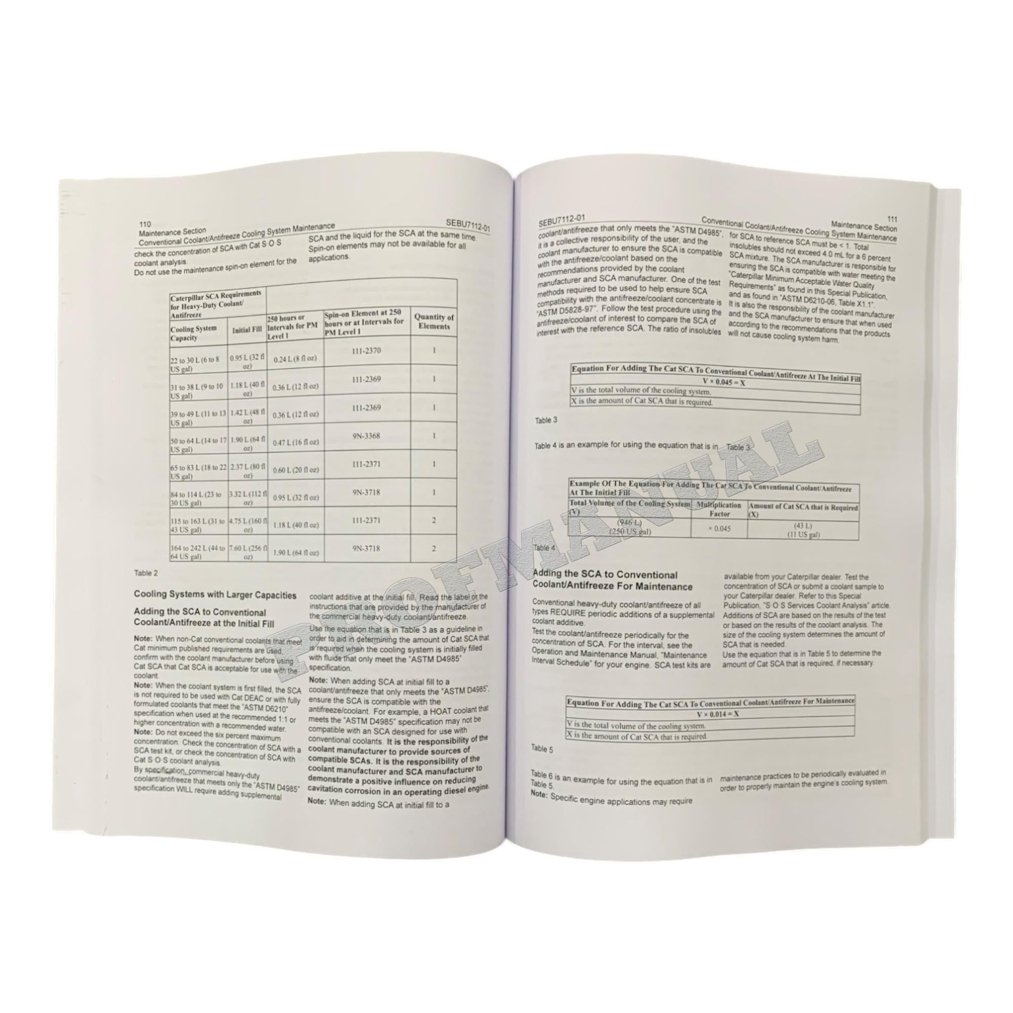 Caterpillar TH62 TH63 TH82 TH83 Telehandler Operators Manual SEBU7112