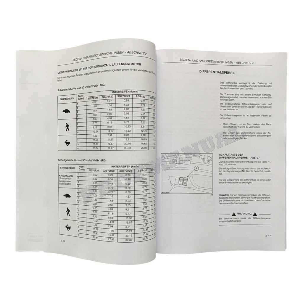 New Holland T3010 T3020 T3030 T3040 traktor betriebsanleitung 87290738