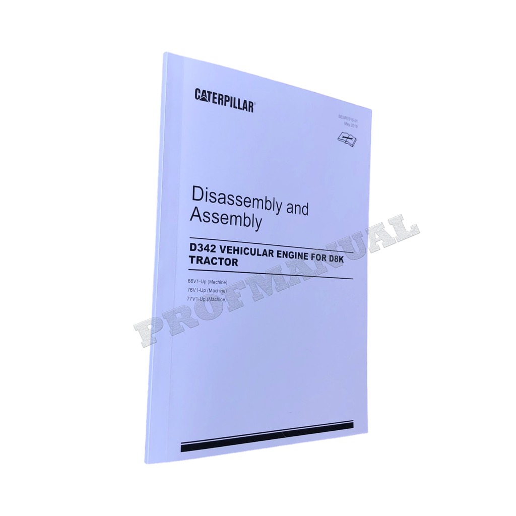 Caterpillar CAT D342 VEHICULAR ENGINE D8K TRACTOR Manual Disassembly Assembly